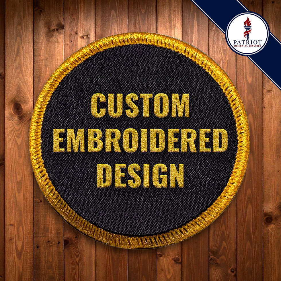Custom Designed Embroidered Patch