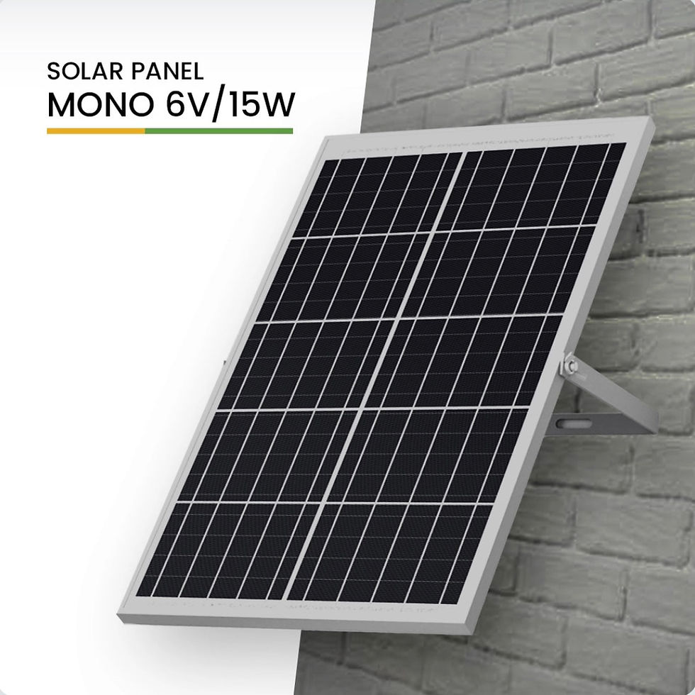 Thumbnail: Solar Flood Light Aluminium Cool White 100 watts with monocryastalline solar panel