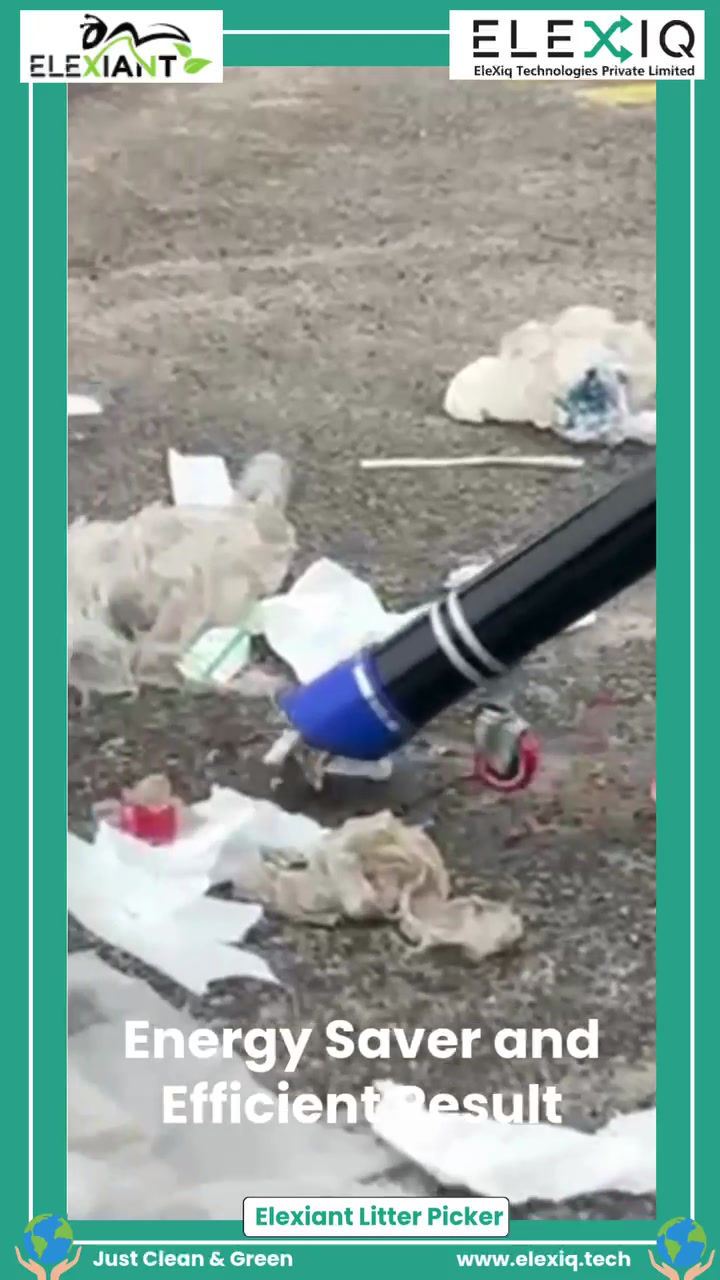 video of electric ride on litter picker – battery operated