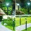 Thumbnail: solar lights round with pole 10 watt for garden
