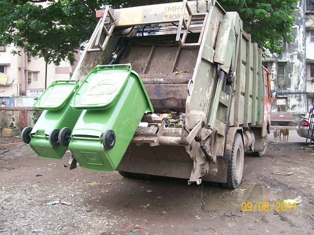 Thumbnail: Two wheeled HDPE Injection Molded Bins
