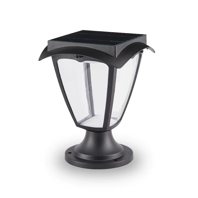 solar light for pillar antique look