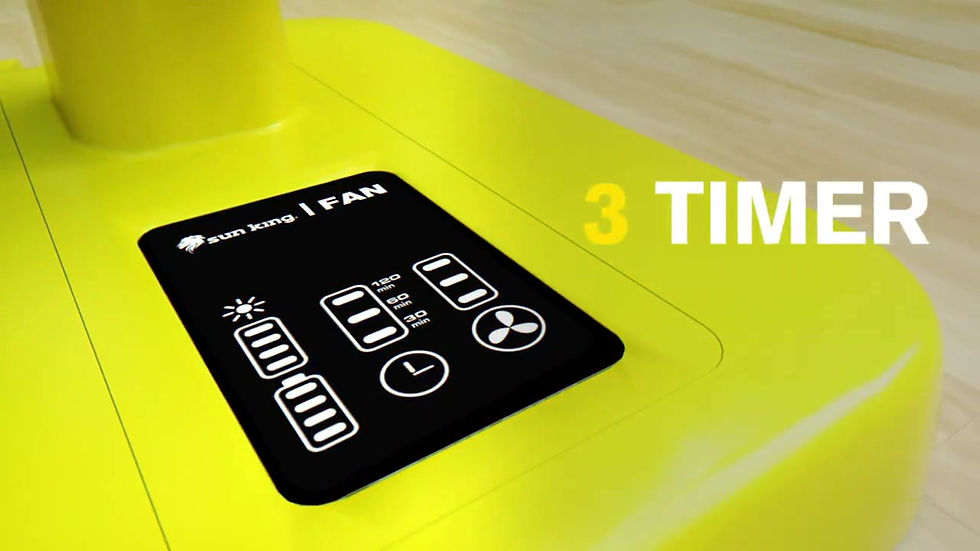 Thumbnail: Solar Table Fan - 16 inch