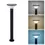 Thumbnail: solar lights round with pole 10 watt colour modes