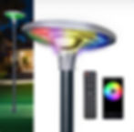 solar UFO light