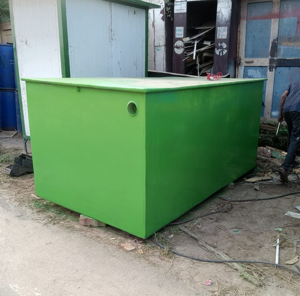 drdo design high altitude Biodigester tank for sewage treatment