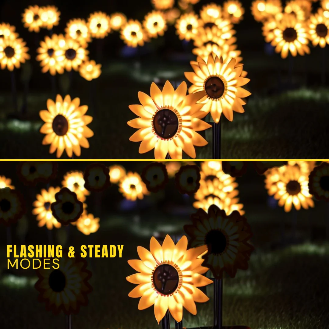 solar light sunflower 3