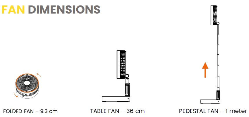 Thumbnail: Foldable Rechargeable USB Fan