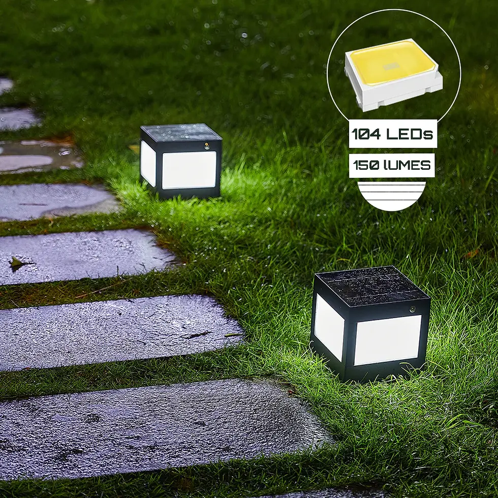 Thumbnail: square solar light for garden