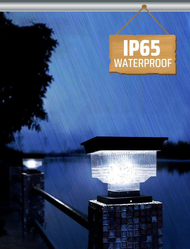 Thumbnail: Waterproof solar pillar light SPL-48CW