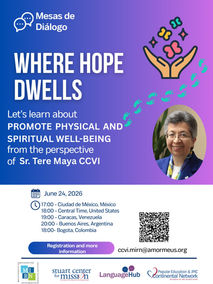 2026 Dialogue Tables: Where Hope Dwells – Promote Physical and Spiritual Well-being