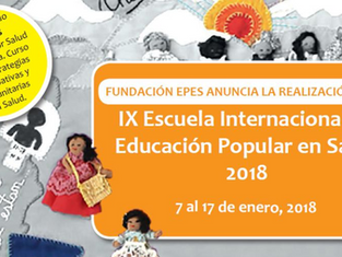 Fundación EPES: Escuela Internacional de Educación Popular en Salud 2018