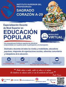 Especialización Docente de Nivel Superior en Educación Popular