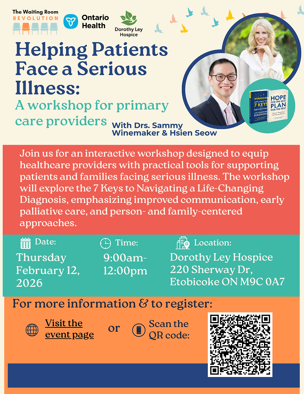 Toronto Providers: Helping Patients Face a Serious Illness for Primary Care Providers