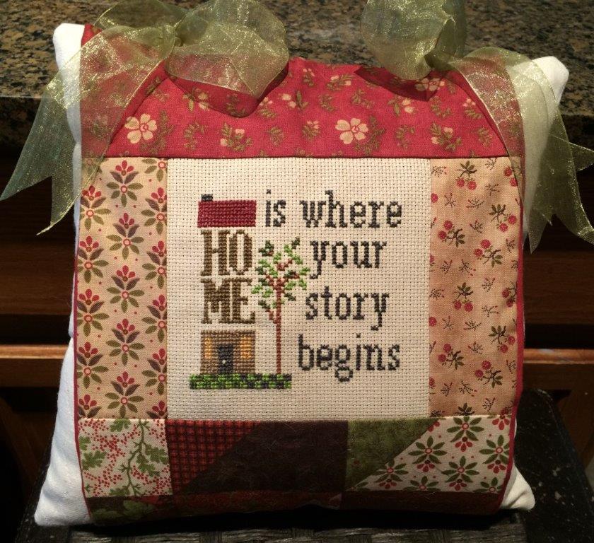 Top Tie Pillow ~ Home
