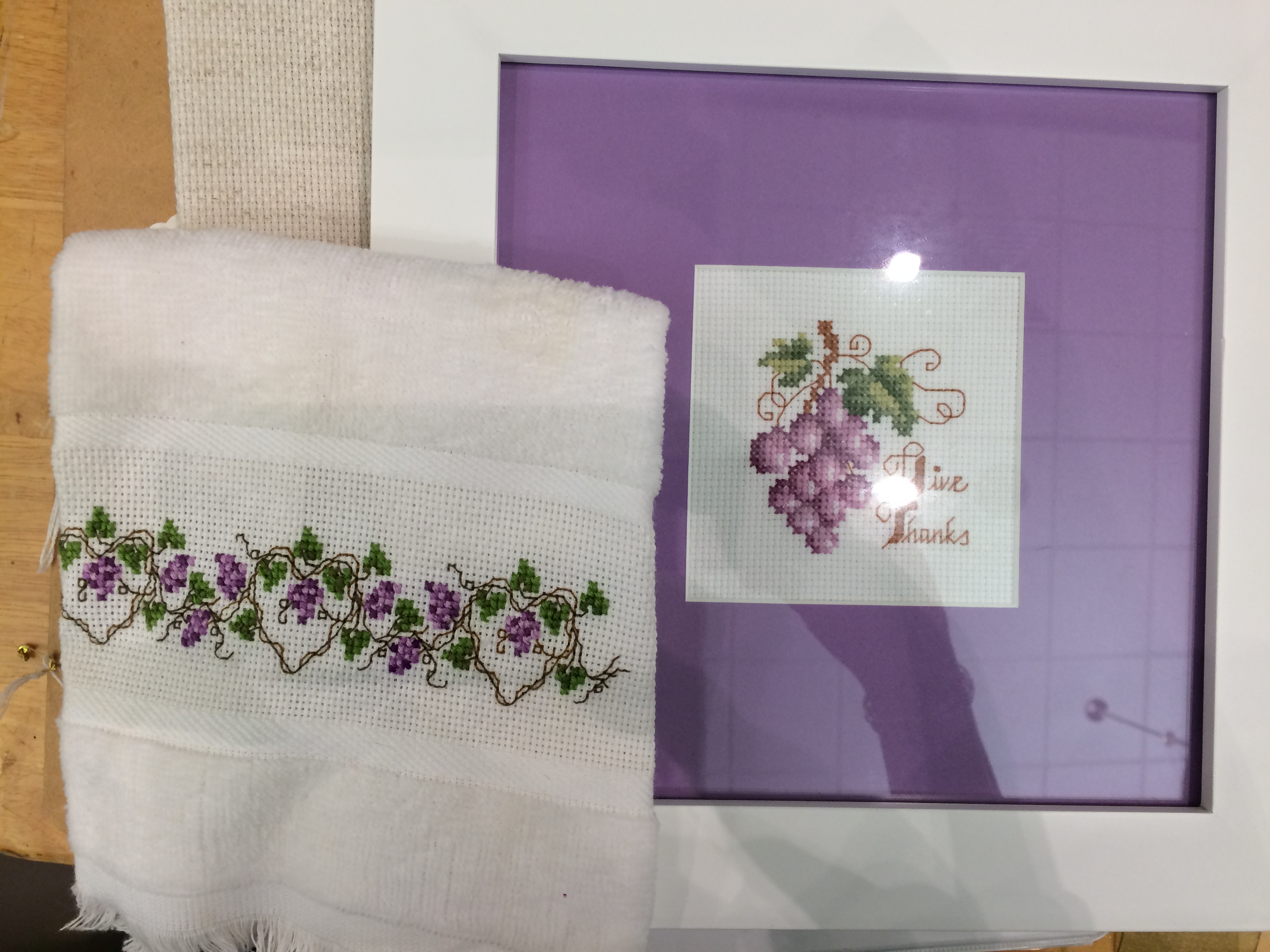 Cross Stitch Purple