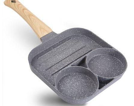 Item 12 - Frigideira antiaderente com três divisórias.