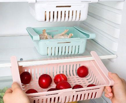 Item 154- Cesto organizador multiuso para geladeira.