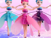 Item 79 - Boneca Voadora Controle de indução infravermelha.