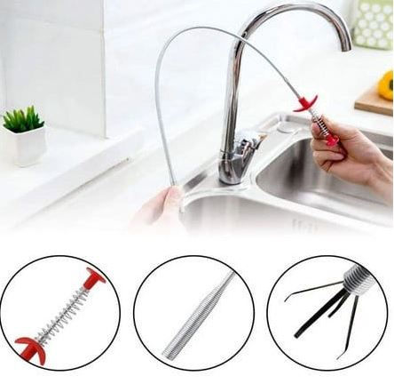 Item 104 - Desentupidor limpa ralo e pia - pegador de objetos.