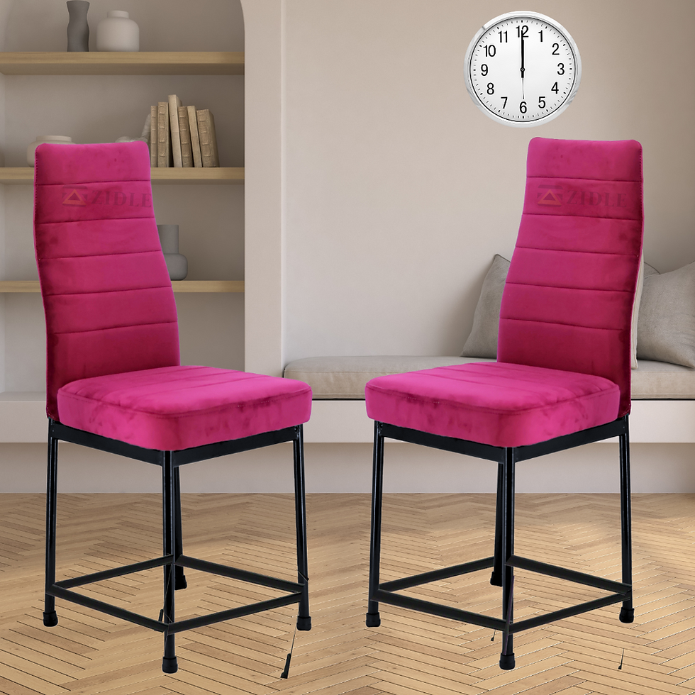 Thumbnail: NEWTURN Bloom Dining Chair Model for Living Room Set of 2 Piece | Cafeteria | Ho
