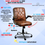 Thumbnail: NEWTURN® Nexon Executive Office Chair, Mid Back Leatherette Ergonomic Home and O