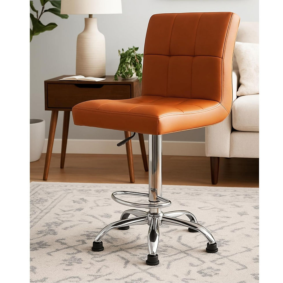 Zidle Cadbury Modern Bar Stool with Anti-Slip Stopper | Home| Cafe| Counter | Ki