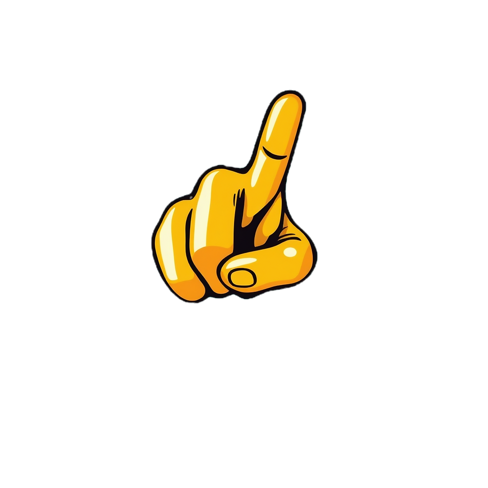 Small Gold Icon of a finger pointing.png