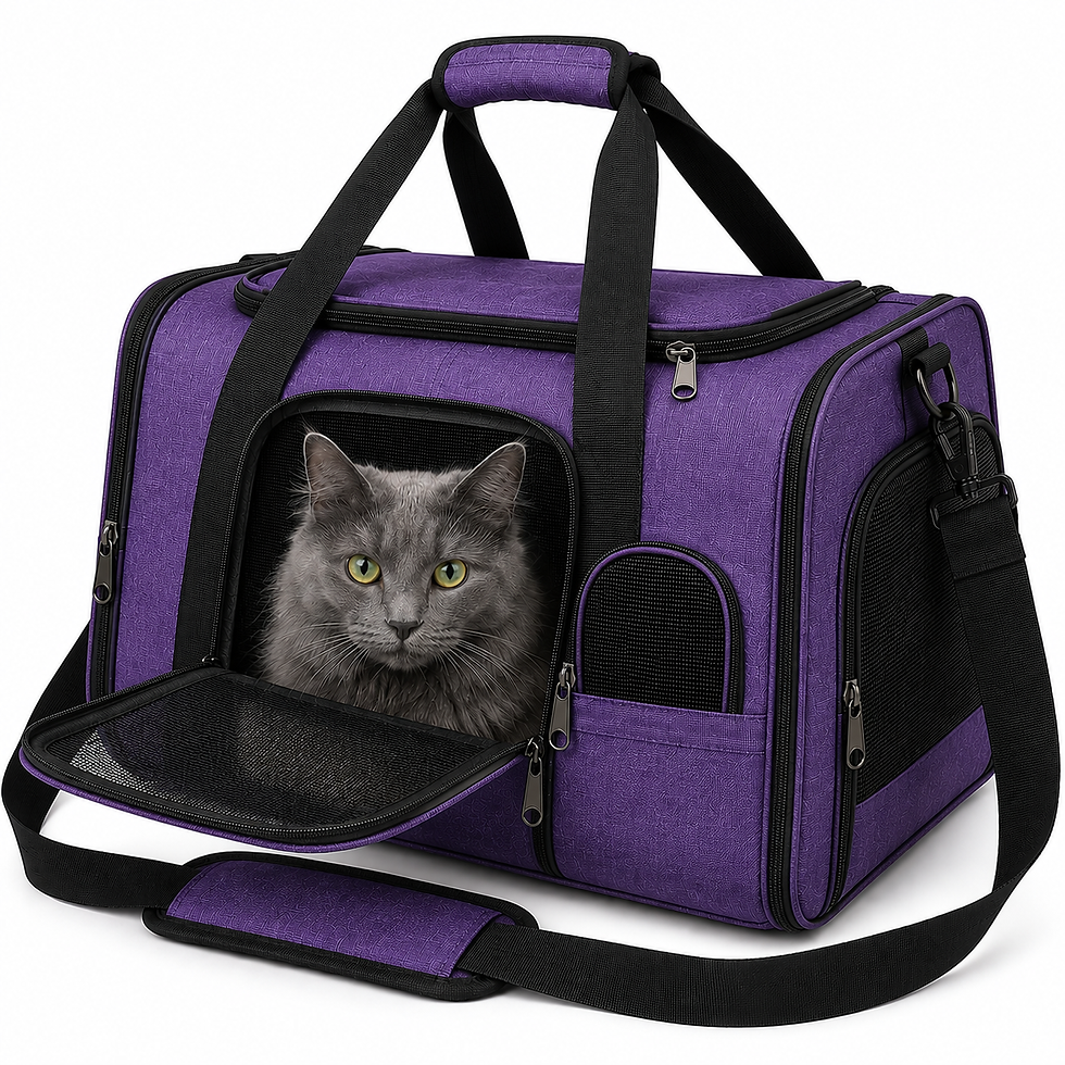 Thumbnail: FlexiCarry Pet Carrier - 4-in-1 Soft-Sided Travel Carrier for Cats