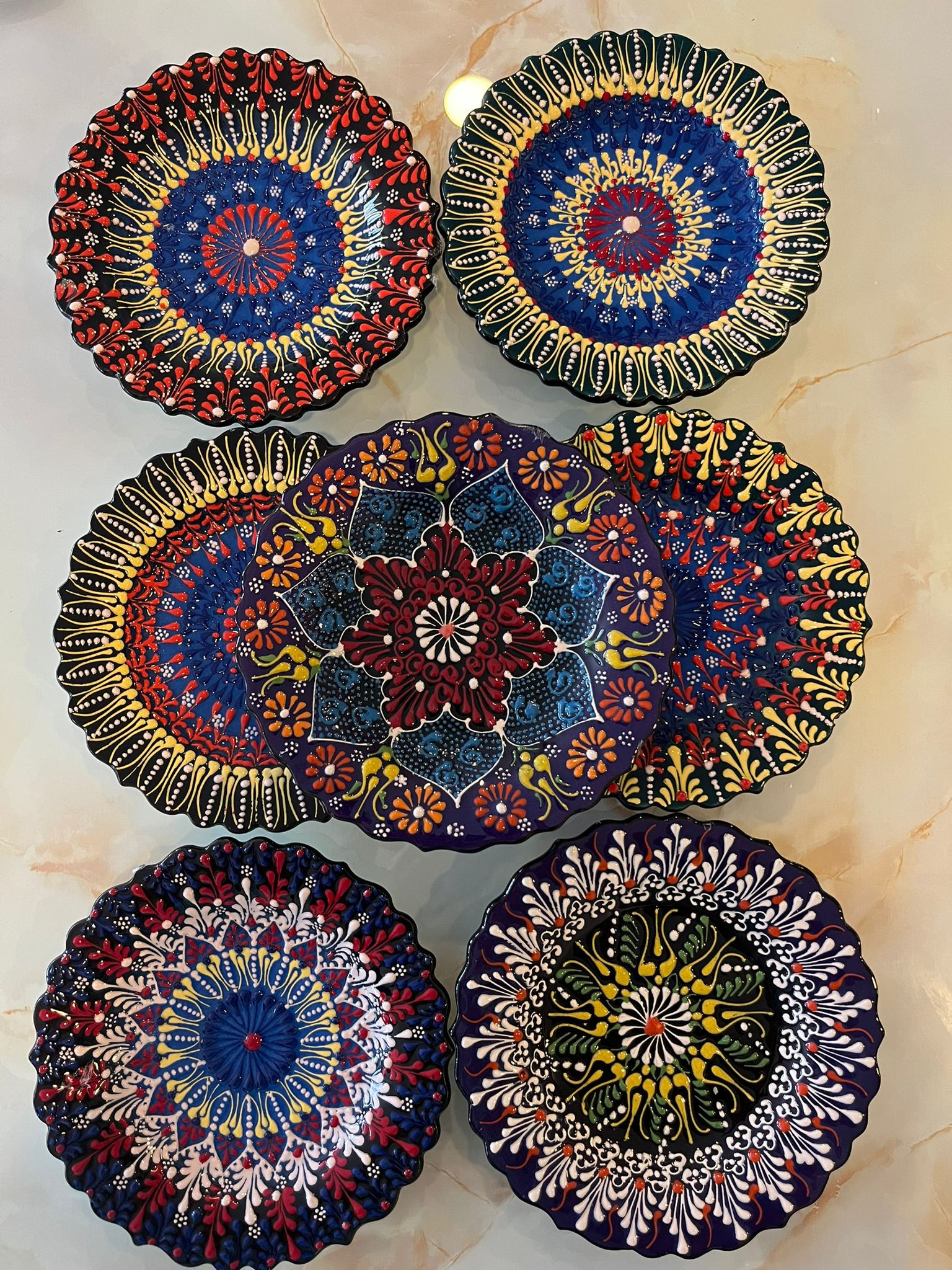 7x ASSORTED BOWL, 18 CM