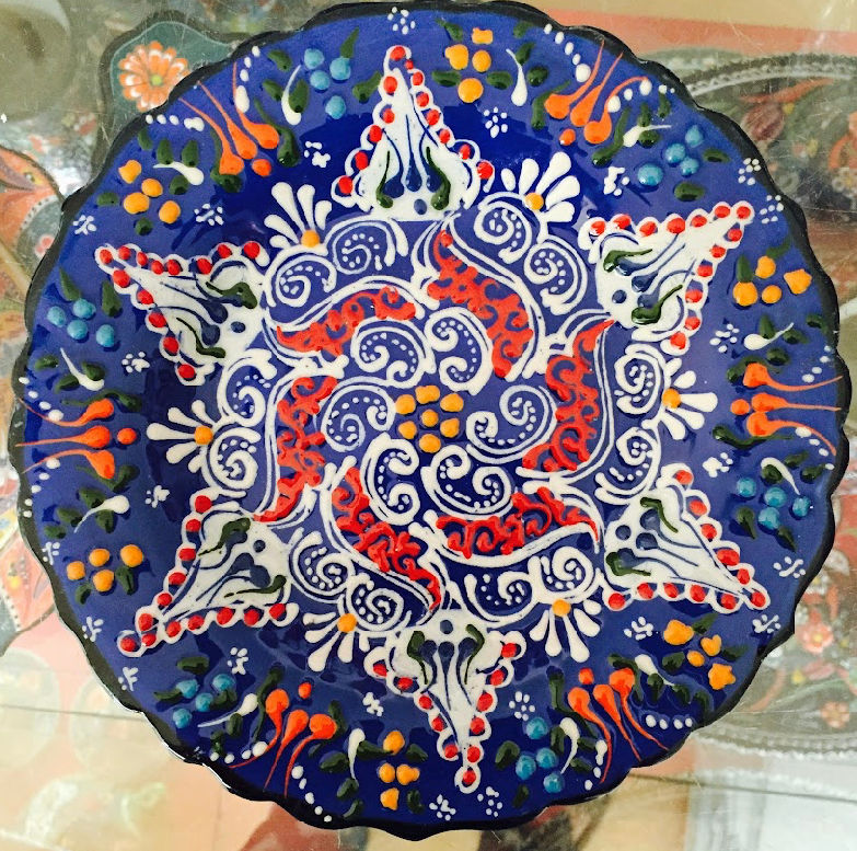 Thumbnail: 10X ASSORTED CERAMIC PLATES, 25 CM (9.84"), DANTEL STYLE  