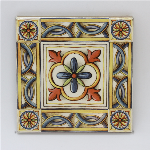 4x JUEGO DE AZULEJOS TALAVERA ESTILO MEXICANO, ICS-67