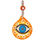 Thumbnail: 10X ASSORTED HANDMADE EVIL EYE WALL HANGING MACRAME
