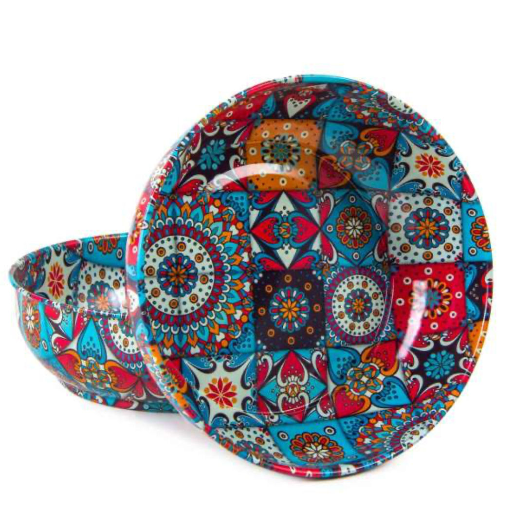 24X LARGE METAL BOWL, 12 CM