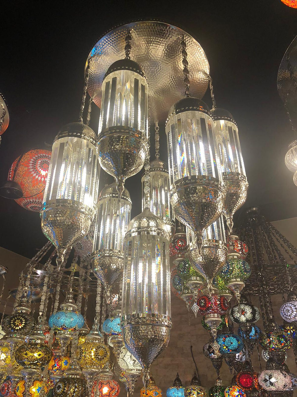 الصورة المصغرة: OTTOMAN STYLE CRYSTAL CHANDELIER, 7 LAMPS