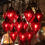 الصورة المصغرة: RED BLOWN GLASS OTTOMAN CHANDELIER, 17 LAMPS