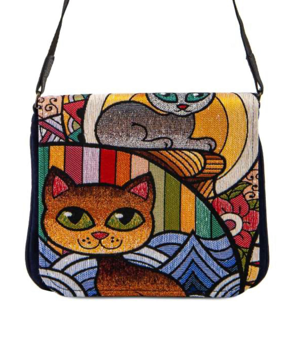 الصورة المصغرة: 4x ISTANBUL CATS CROSS BAG 