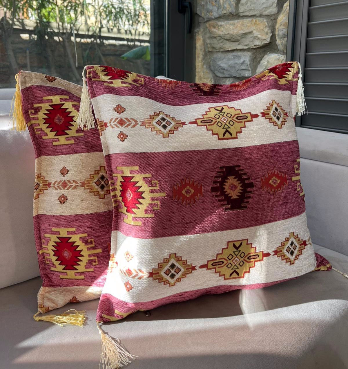 ORIENTAL TURKISH PILLOW SET OF TWO