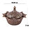 الصورة المصغرة: 6x TURKISH COPPER SUGAR BOWL, COPPER