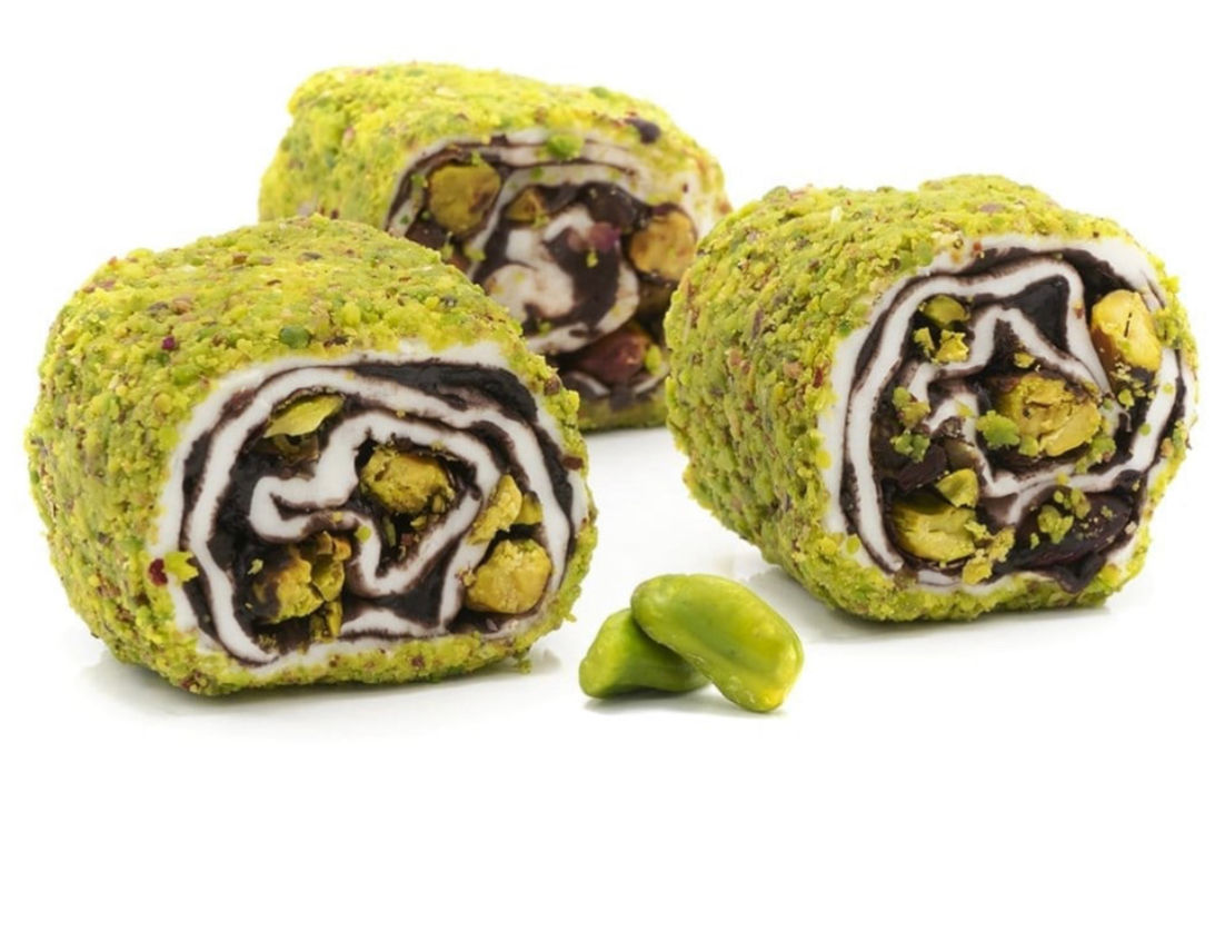 TURKISH PISTACHIO DELIGHT WITH CHOCOLATE