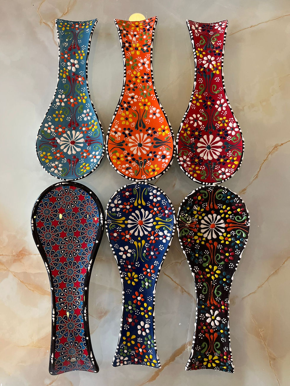 الصورة المصغرة: TURKISH CERAMIC SPOON REST