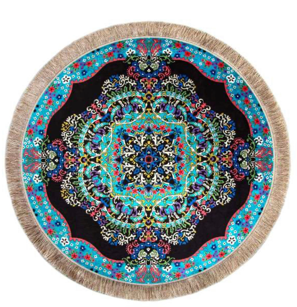 الصورة المصغرة: 10X ASSORTED TURKISH RUG, 90X90 CM 