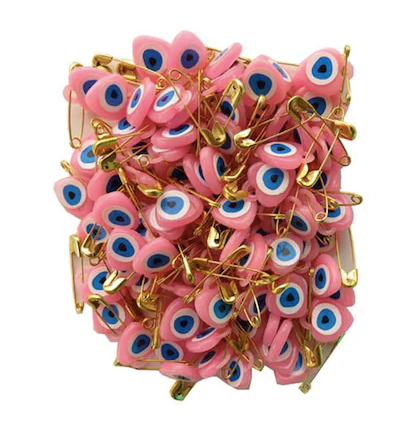 100x PINK EVIL EYE