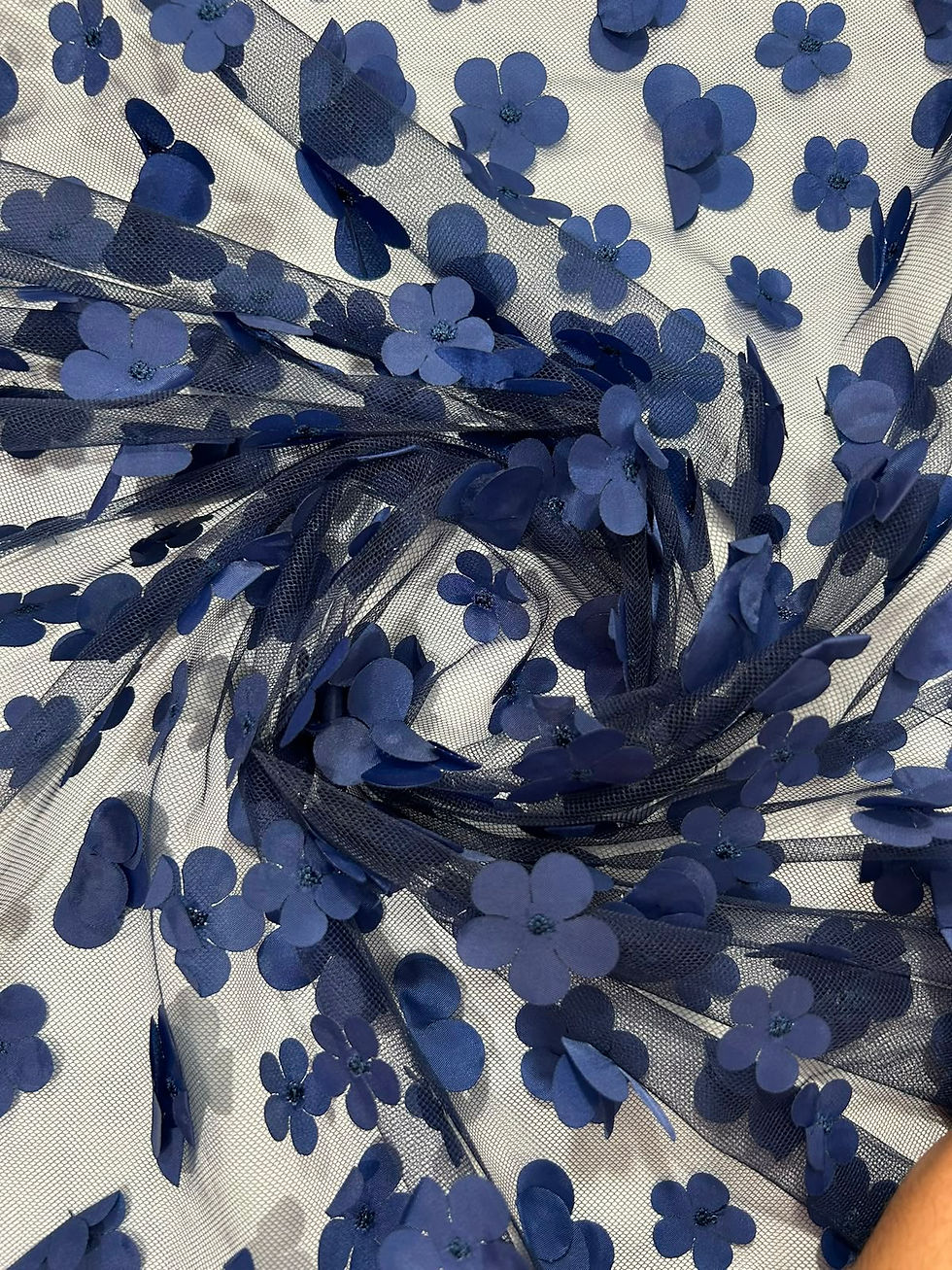 Miniatura: TULE 3D FLORES