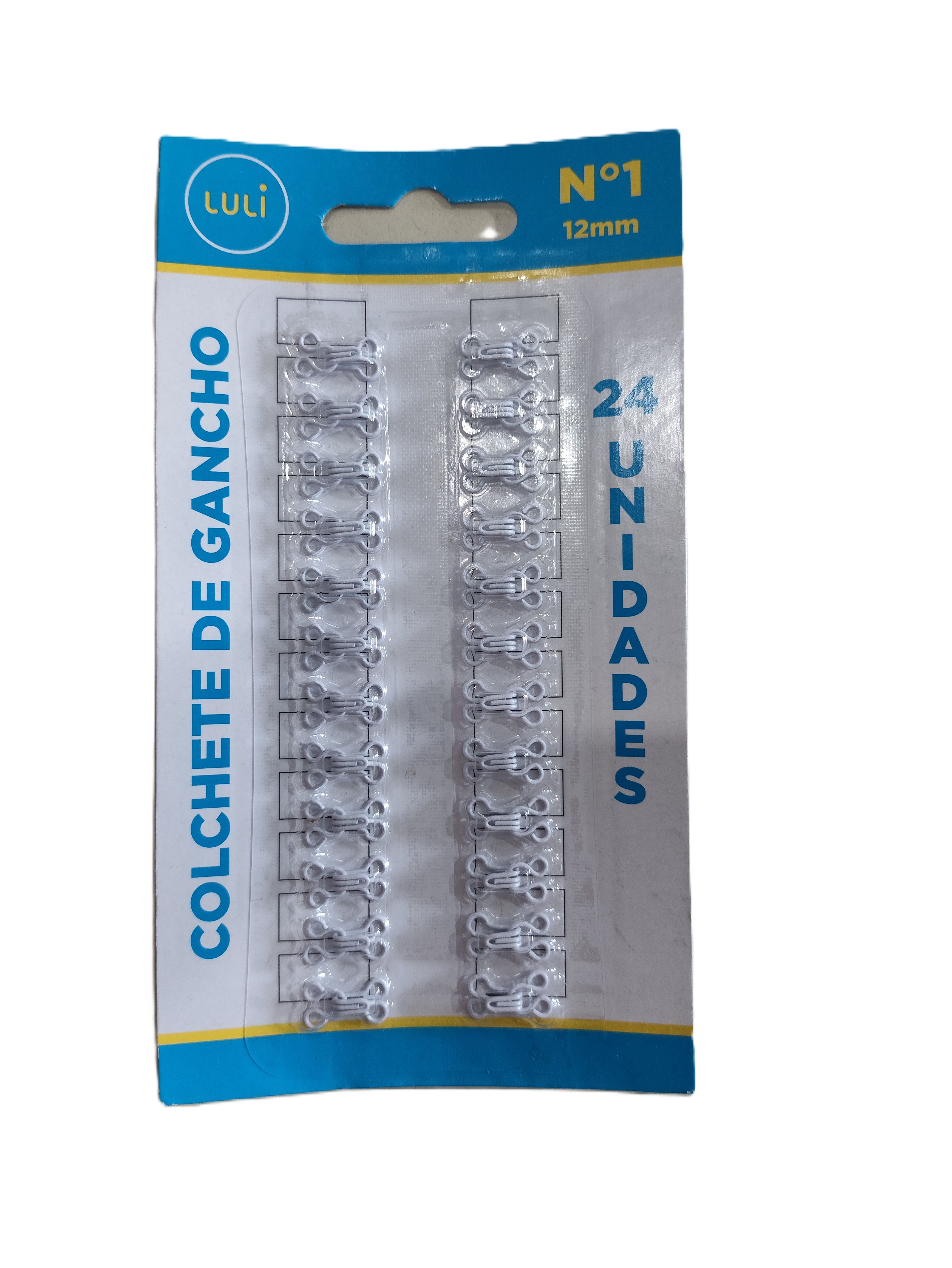 Colchete de Gancho Branco - Diversos Tamanhos