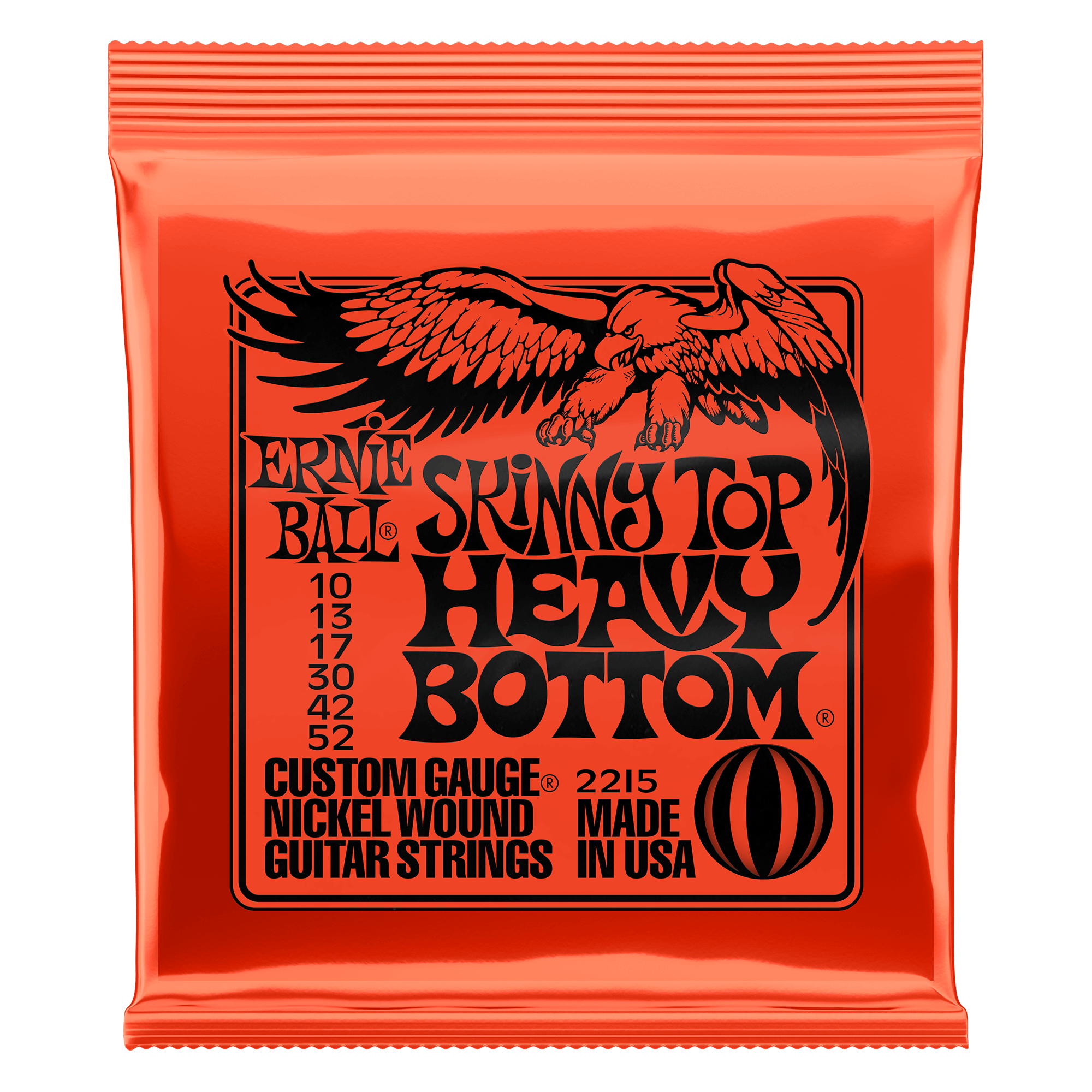 Ernie Ball Electric Guitar Strings 10-52 Slinky Top Heavy Bottom