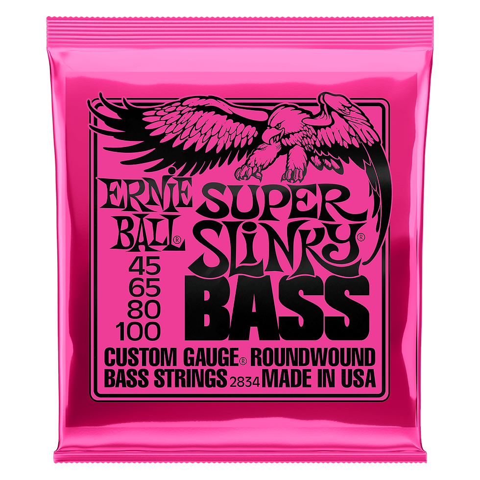 Ernie Ball Electric Bass Strings 40-100 Super Slinky