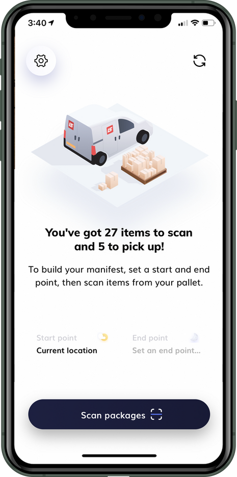 Swirlingmedia Ontrac Mobile App - Manifest Homepage