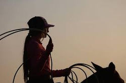 cowgirl roping