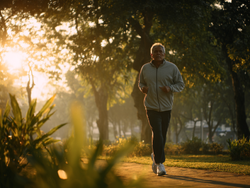ジョギングで朝活
